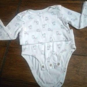 ❤️ 3/$10 ❤️ Carter's White w/Owl Print Onesie Suit